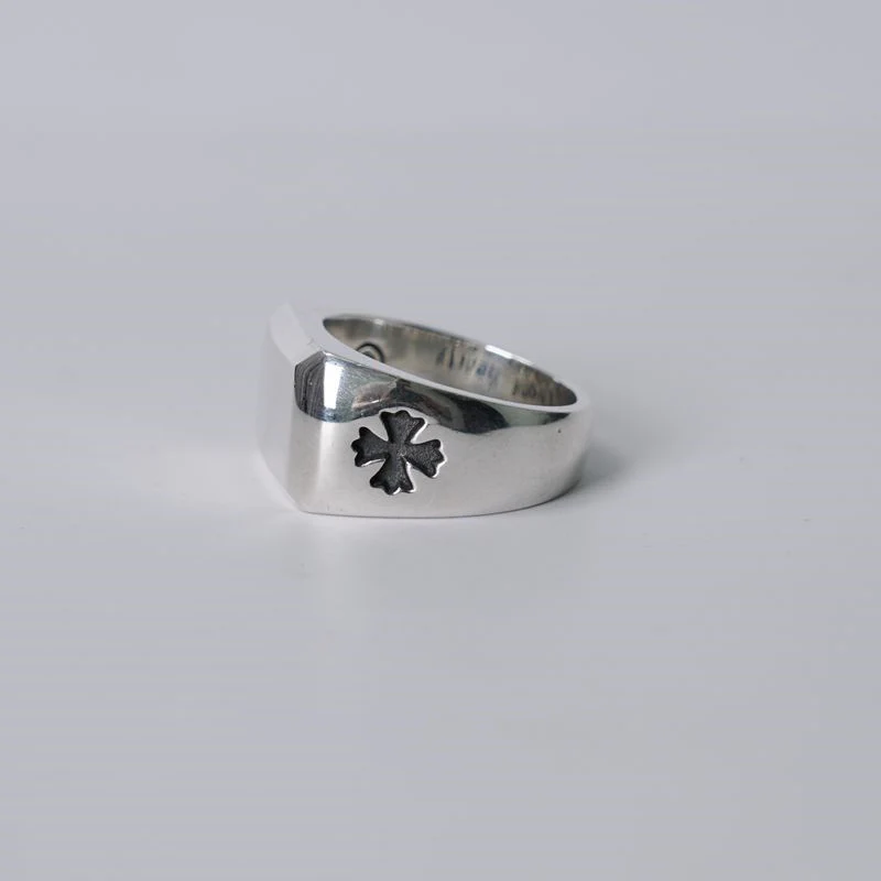 Chrome Hearts Cross Ring - Gothic 925 Sterling Silver Jewelry | David Studio