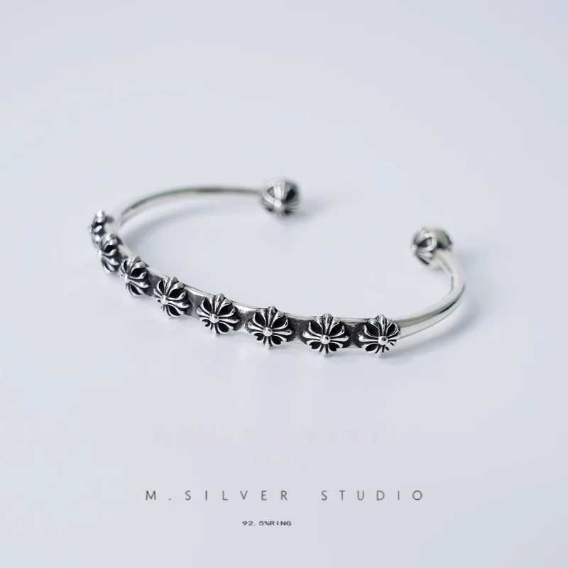 Chrome Hearts Cross Ring - Gothic 925 Sterling Silver Jewelry | David Studio