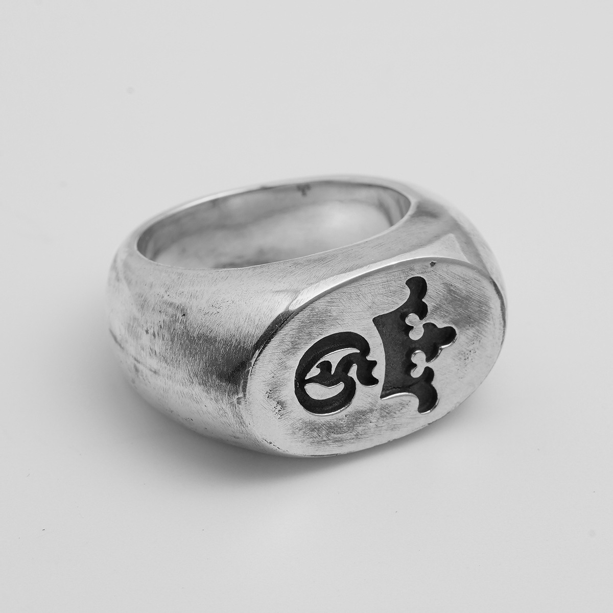 Chrome Hearts Cross Ring - Gothic 925 Sterling Silver Jewelry | David Studio