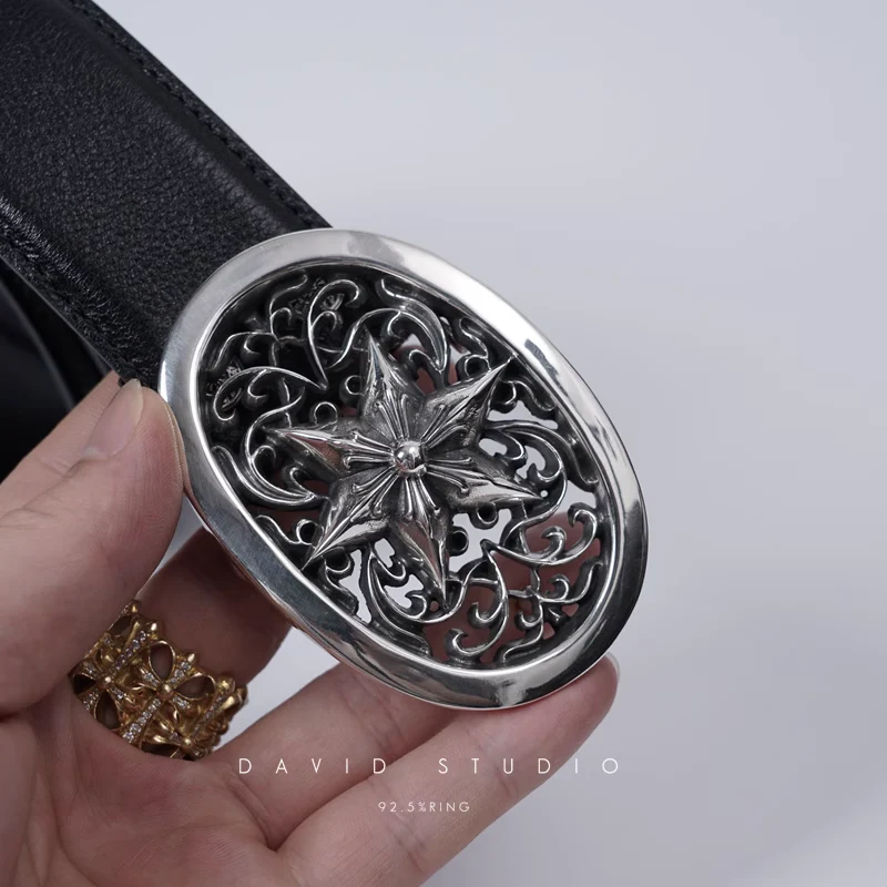 Chrome Hearts Cross Ring - Gothic 925 Sterling Silver Jewelry | David Studio