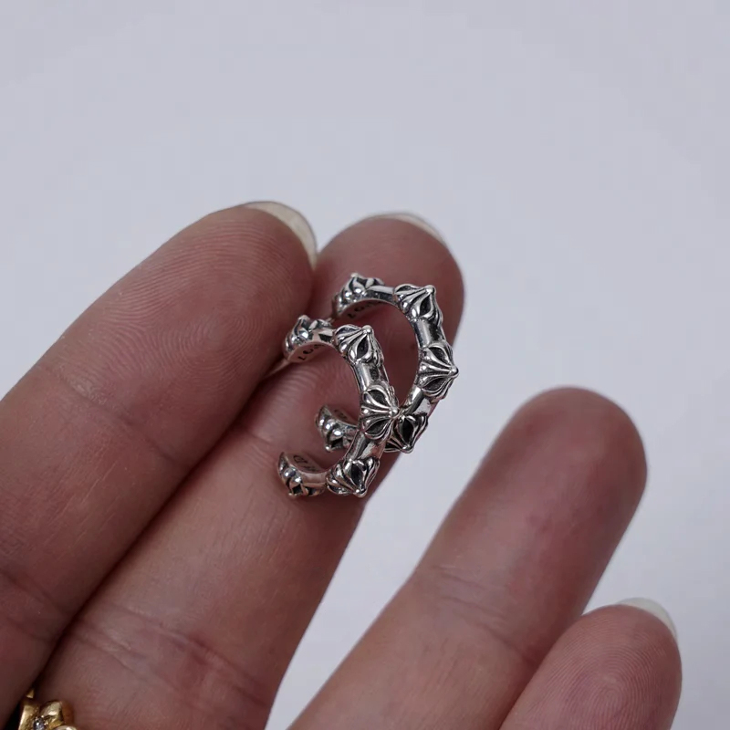 Chrome Hearts Cross Ring - Gothic 925 Sterling Silver Jewelry | David Studio