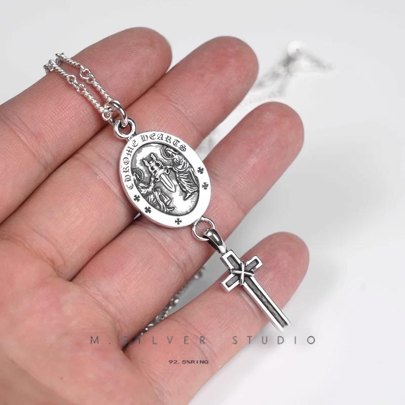 Chrome Hearts Cross Ring - Gothic 925 Sterling Silver Jewelry | David Studio