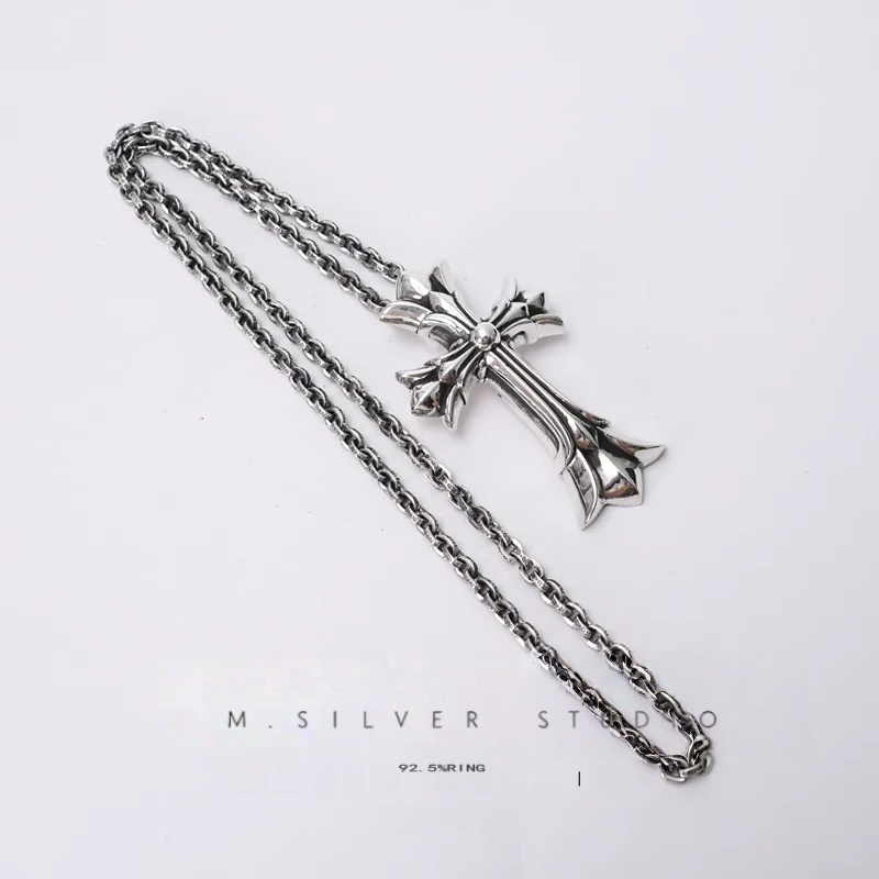 Chrome Hearts Cross Ring - Gothic 925 Sterling Silver Jewelry | David Studio