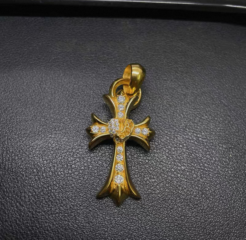 Chrome Hearts Cross Ring - Gothic 925 Sterling Silver Jewelry | David Studio