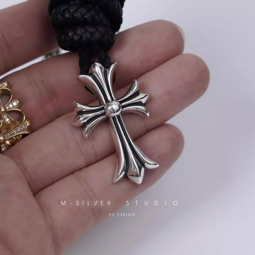 Chrome Hearts Cross Ring - Gothic 925 Sterling Silver Jewelry | David Studio