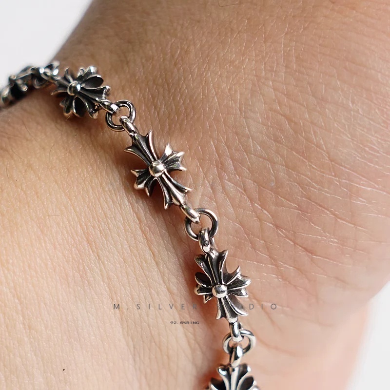 Chrome Hearts Cross Ring - Gothic 925 Sterling Silver Jewelry | David Studio