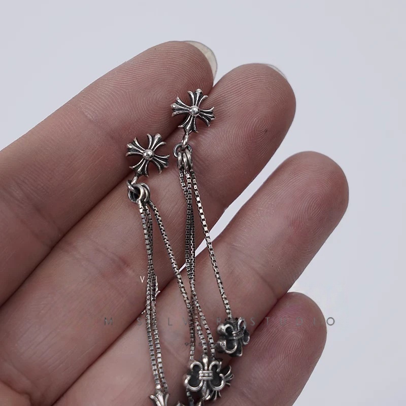 Chrome Hearts Cross Ring - Gothic 925 Sterling Silver Jewelry | David Studio