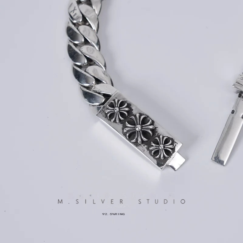 Chrome Hearts Cross Ring - Gothic 925 Sterling Silver Jewelry | David Studio