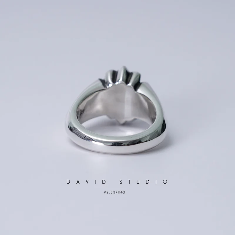 Chrome Hearts Cross Ring - Gothic 925 Sterling Silver Jewelry | David Studio