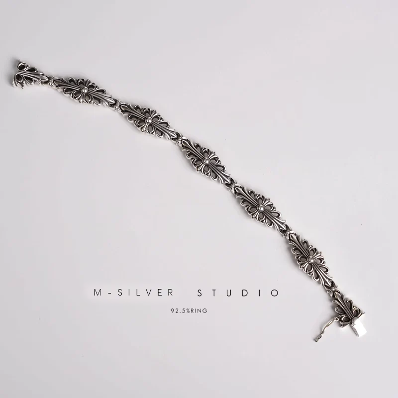 Chrome Hearts Cross Ring - Gothic 925 Sterling Silver Jewelry | David Studio