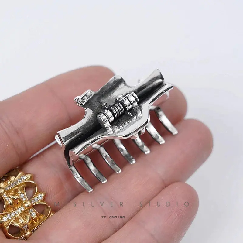 Chrome Hearts Cross Ring - Gothic 925 Sterling Silver Jewelry | David Studio