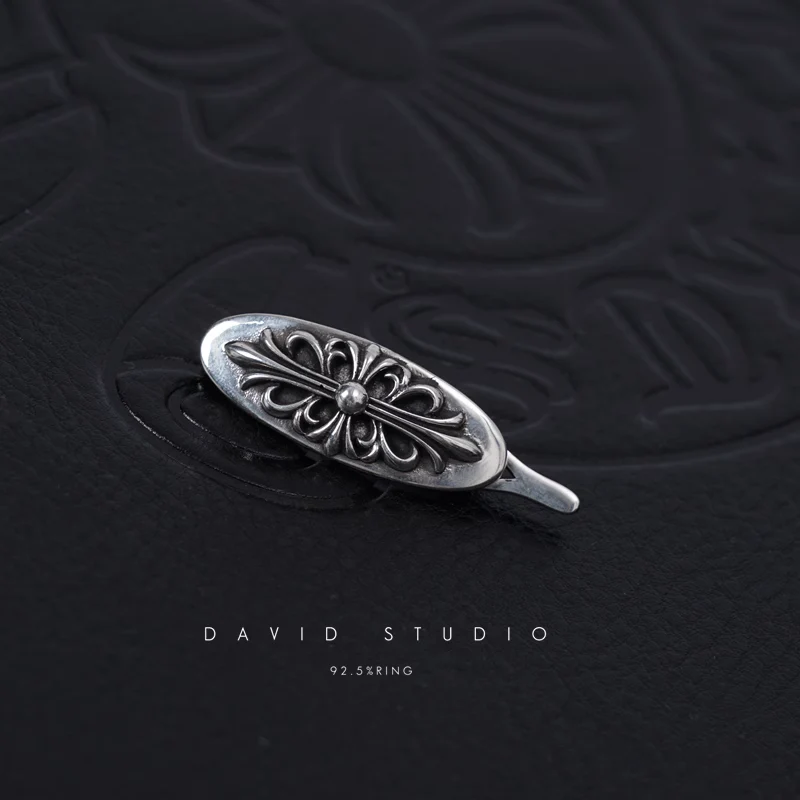 Chrome Hearts Cross Ring - Gothic 925 Sterling Silver Jewelry | David Studio