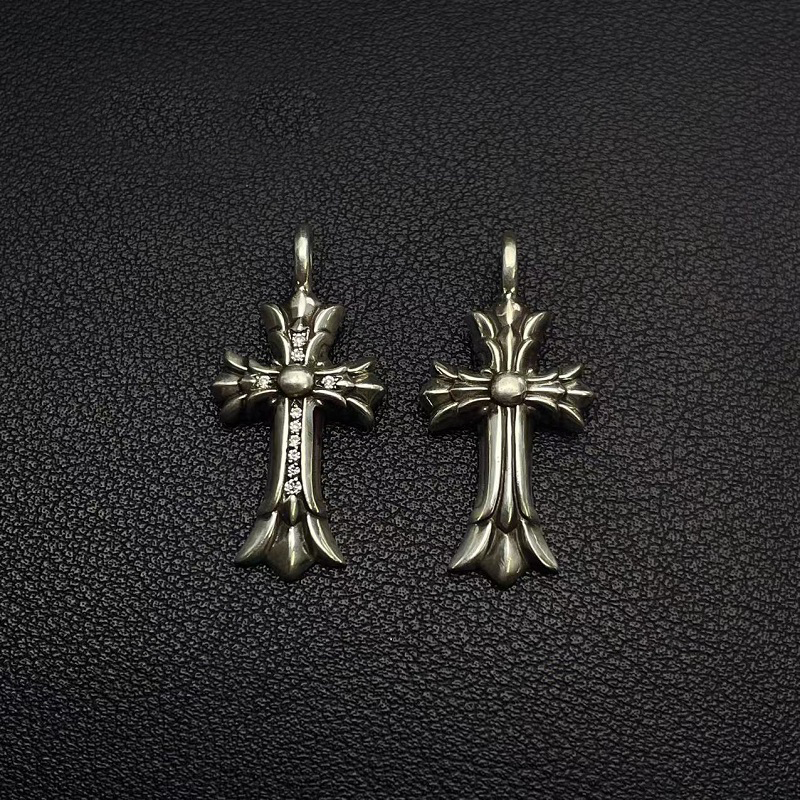 Chrome Hearts Cross Ring - Gothic 925 Sterling Silver Jewelry | David Studio