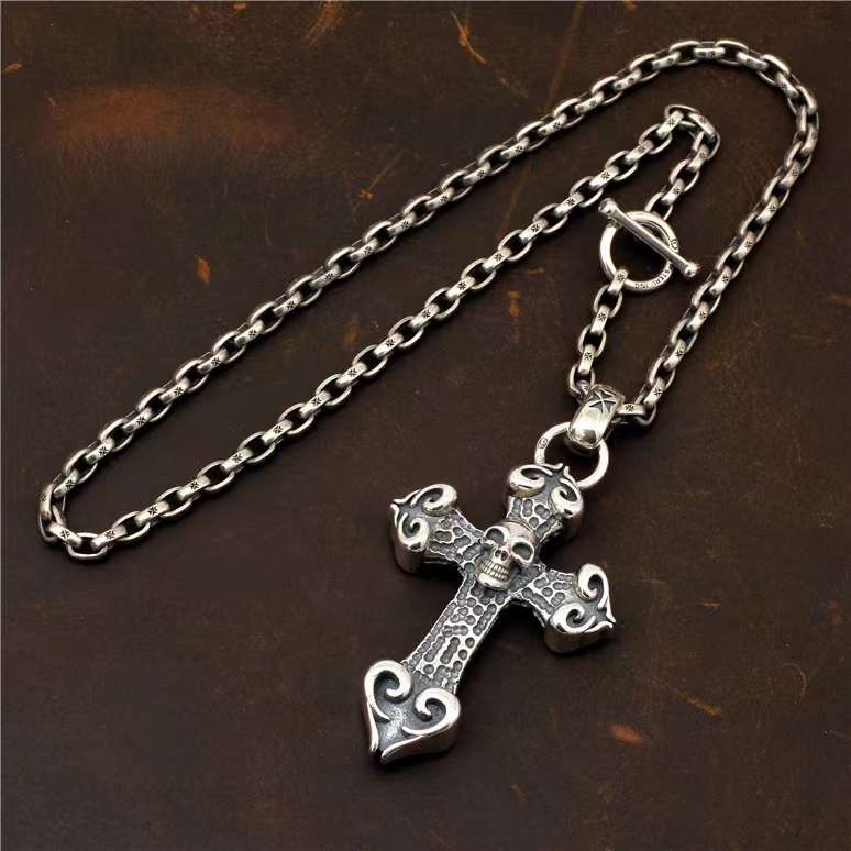 Chrome Hearts Cross Ring - Gothic 925 Sterling Silver Jewelry | David Studio