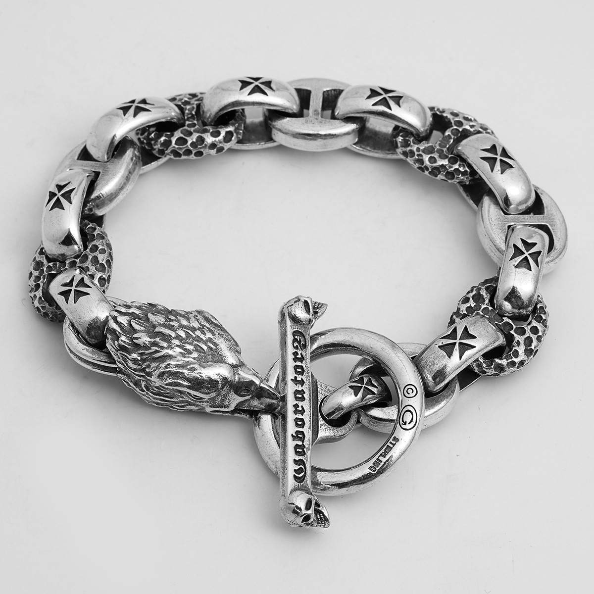 Chrome Hearts Cross Ring - Gothic 925 Sterling Silver Jewelry | David Studio