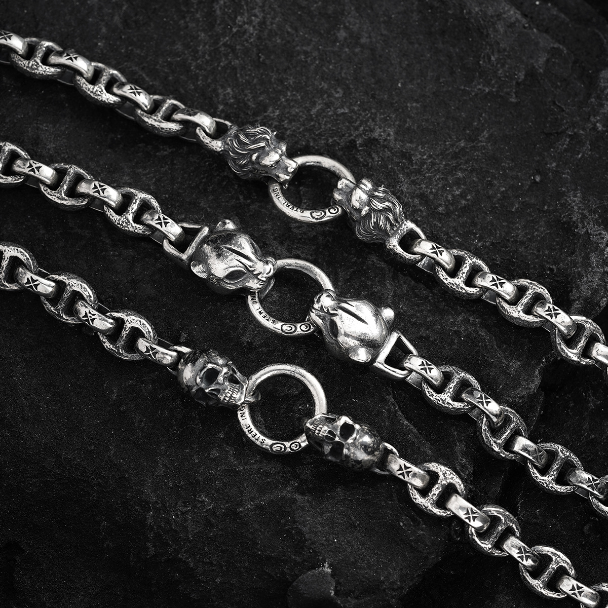 Chrome Hearts Cross Ring - Gothic 925 Sterling Silver Jewelry | David Studio