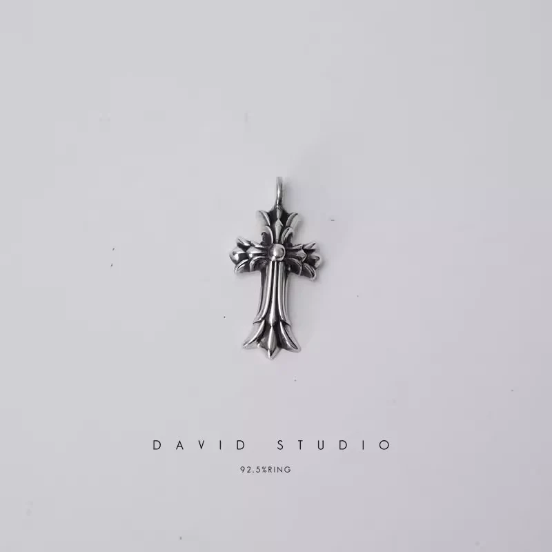 Chrome Hearts Cross Ring - Gothic 925 Sterling Silver Jewelry | David Studio