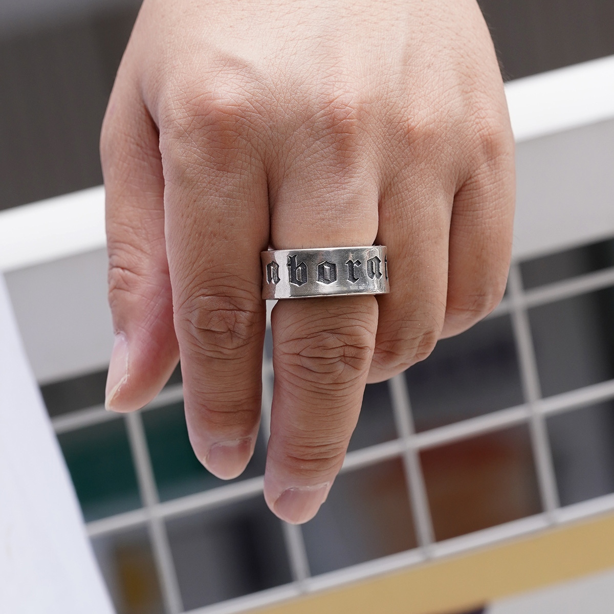 Chrome Hearts Cross Ring - Gothic 925 Sterling Silver Jewelry | David Studio