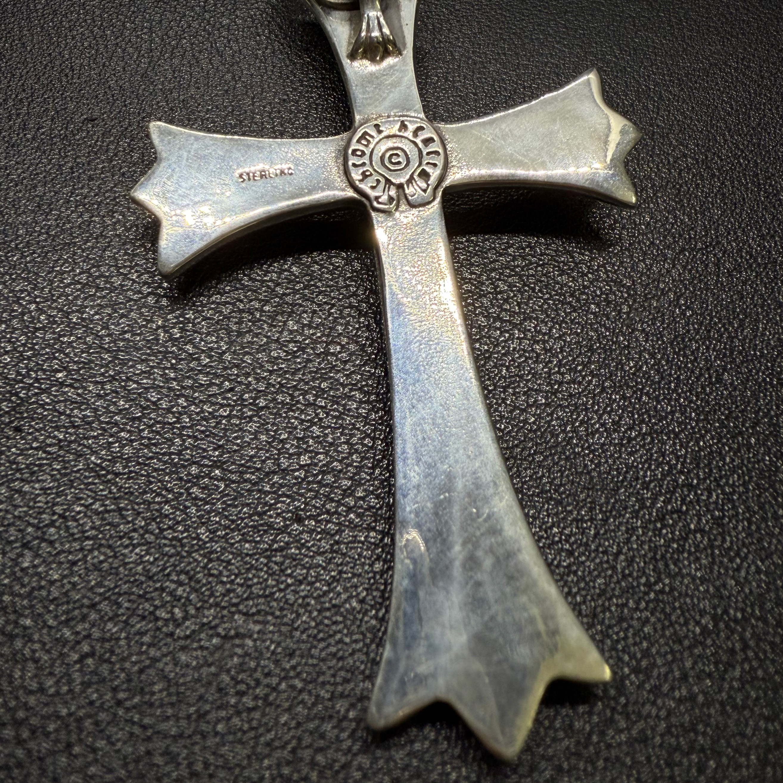 Chrome Hearts Cross Ring - Gothic 925 Sterling Silver Jewelry | David Studio