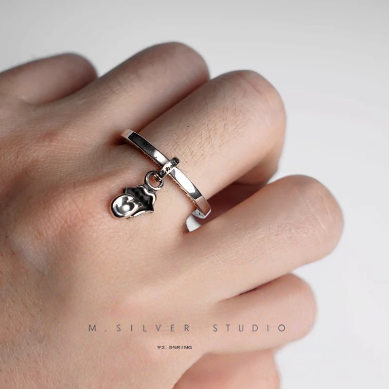 Chrome Hearts Cross Ring - Gothic 925 Sterling Silver Jewelry | David Studio