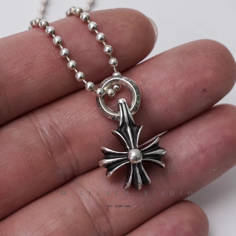 Chrome Hearts Cross Ring - Gothic 925 Sterling Silver Jewelry | David Studio