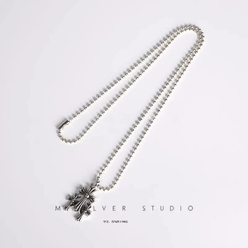 Chrome Hearts Cross Ring - Gothic 925 Sterling Silver Jewelry | David Studio