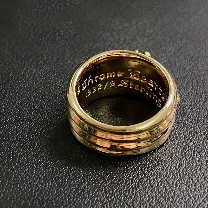 Chrome Hearts Cross Ring - Gothic 925 Sterling Silver Jewelry | David Studio