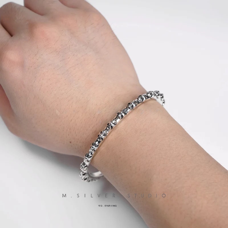 Chrome Hearts Cross Ring - Gothic 925 Sterling Silver Jewelry | David Studio