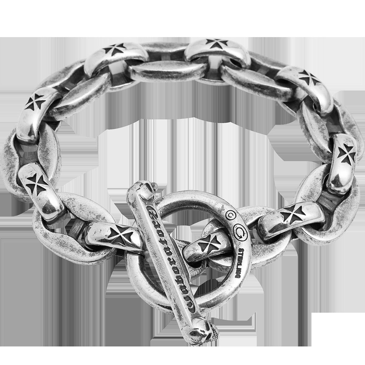 Chrome Hearts Cross Ring - Gothic 925 Sterling Silver Jewelry | David Studio