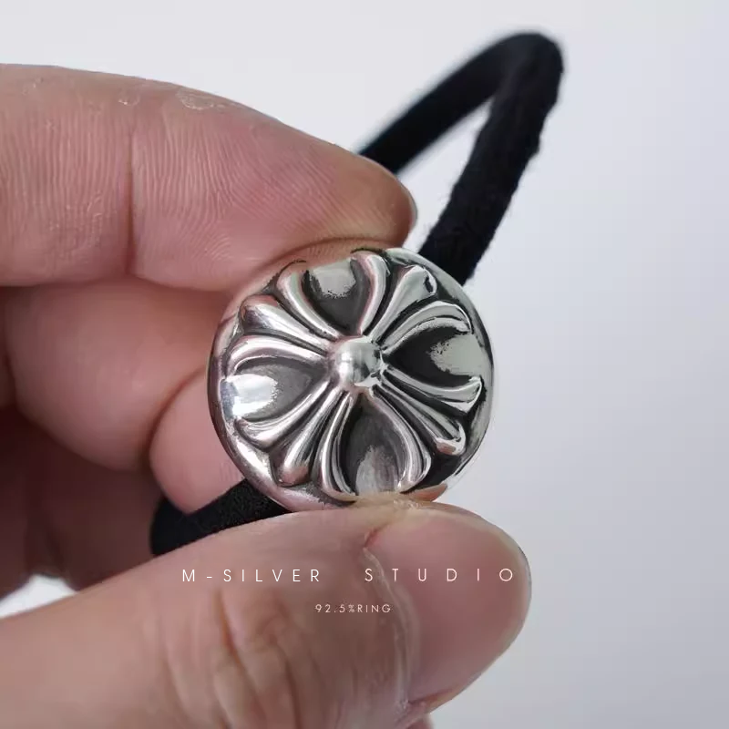 Chrome Hearts Cross Ring - Gothic 925 Sterling Silver Jewelry | David Studio