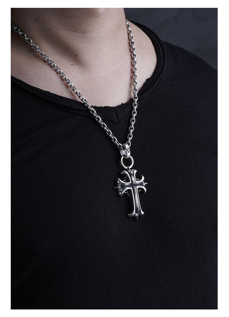 Chrome Hearts Cross Ring - Gothic 925 Sterling Silver Jewelry | David Studio