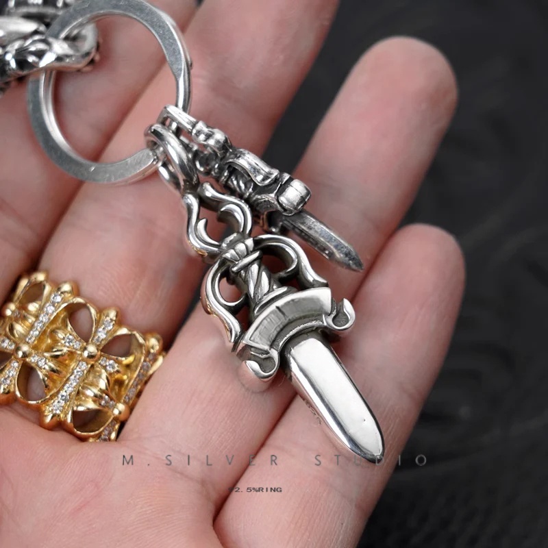 Chrome Hearts Cross Ring - Gothic 925 Sterling Silver Jewelry | David Studio