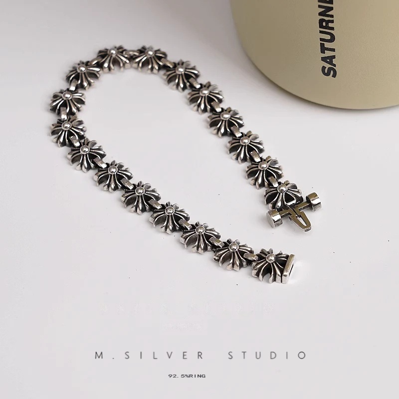 Chrome Hearts Cross Ring - Gothic 925 Sterling Silver Jewelry | David Studio