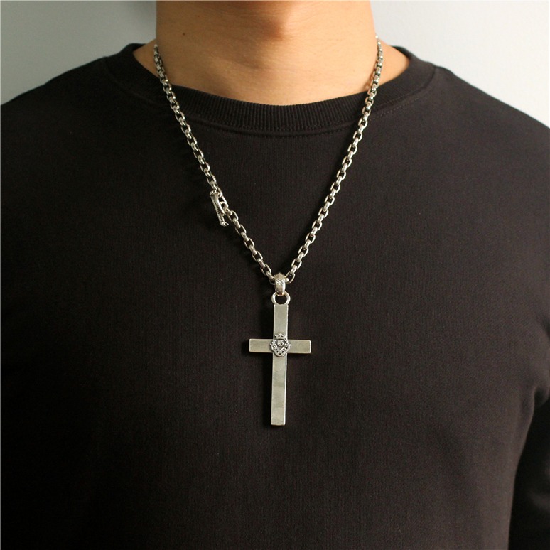 Chrome Hearts Cross Ring - Gothic 925 Sterling Silver Jewelry | David Studio