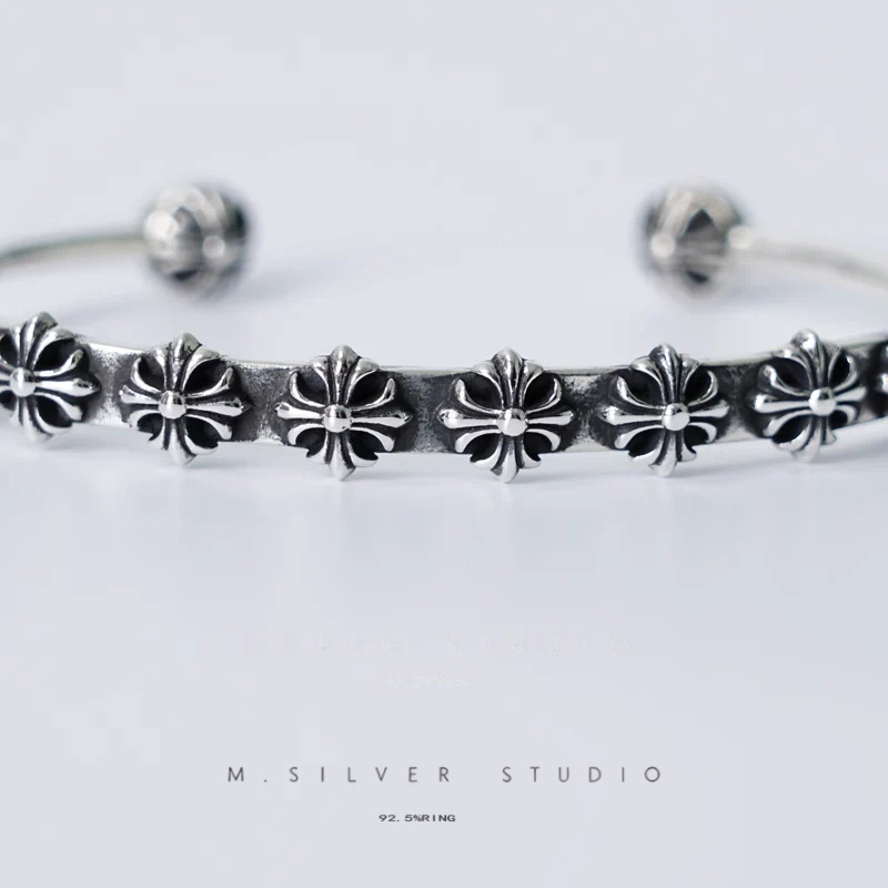 Chrome Hearts Cross Ring - Gothic 925 Sterling Silver Jewelry | David Studio