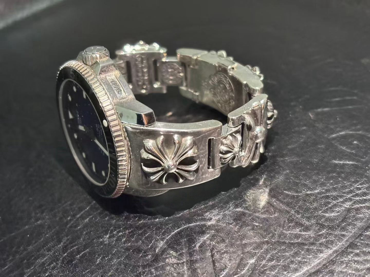 Chrome Hearts Cross Ring - Gothic 925 Sterling Silver Jewelry | David Studio