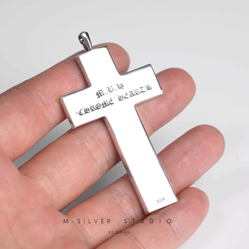 Chrome Hearts Cross Ring - Gothic 925 Sterling Silver Jewelry | David Studio