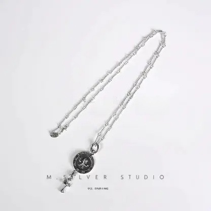 Chrome Hearts Cross Ring - Gothic 925 Sterling Silver Jewelry | David Studio