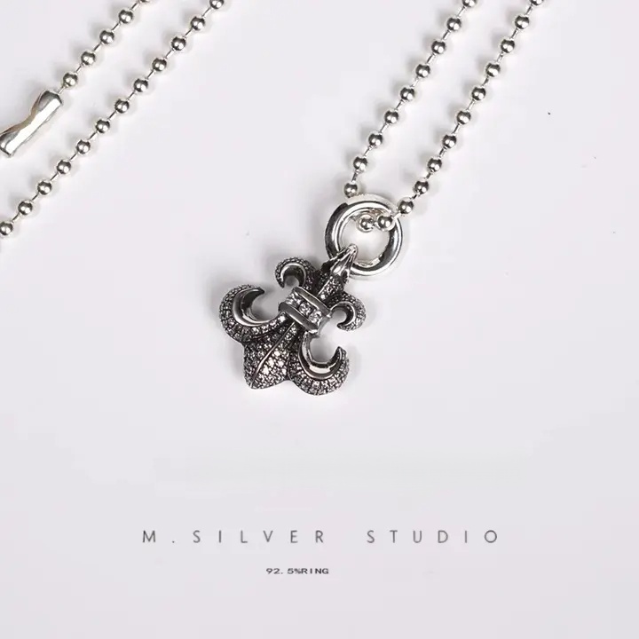 Chrome Hearts Cross Ring - Gothic 925 Sterling Silver Jewelry | David Studio