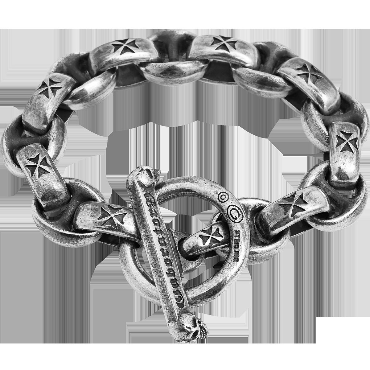 Chrome Hearts Cross Ring - Gothic 925 Sterling Silver Jewelry | David Studio