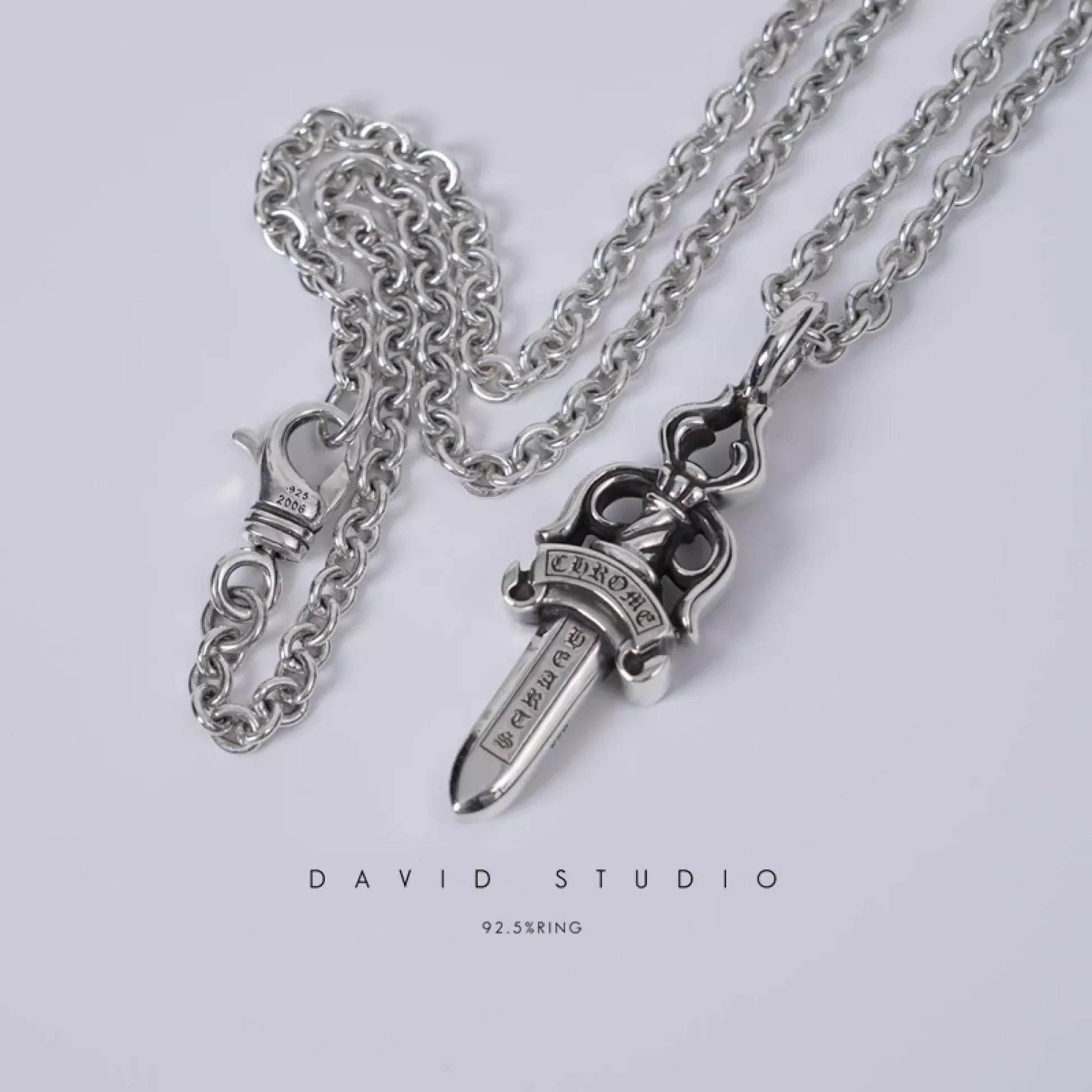 Chrome Hearts Cross Ring - Gothic 925 Sterling Silver Jewelry | David Studio