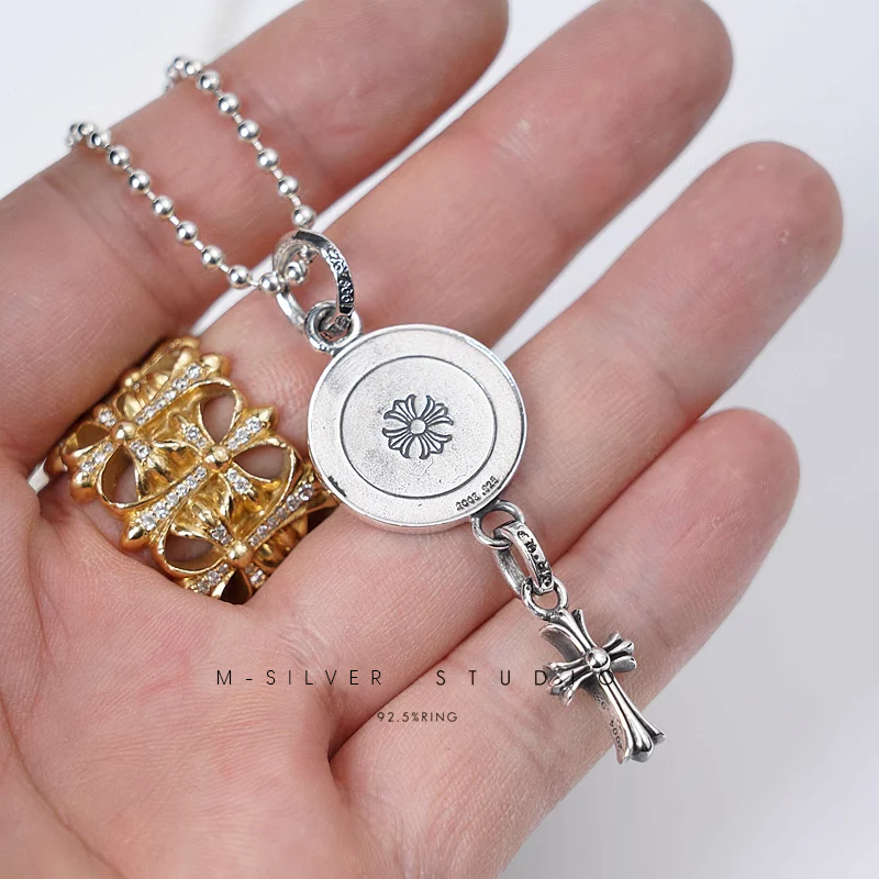 Chrome Hearts Cross Ring - Gothic 925 Sterling Silver Jewelry | David Studio