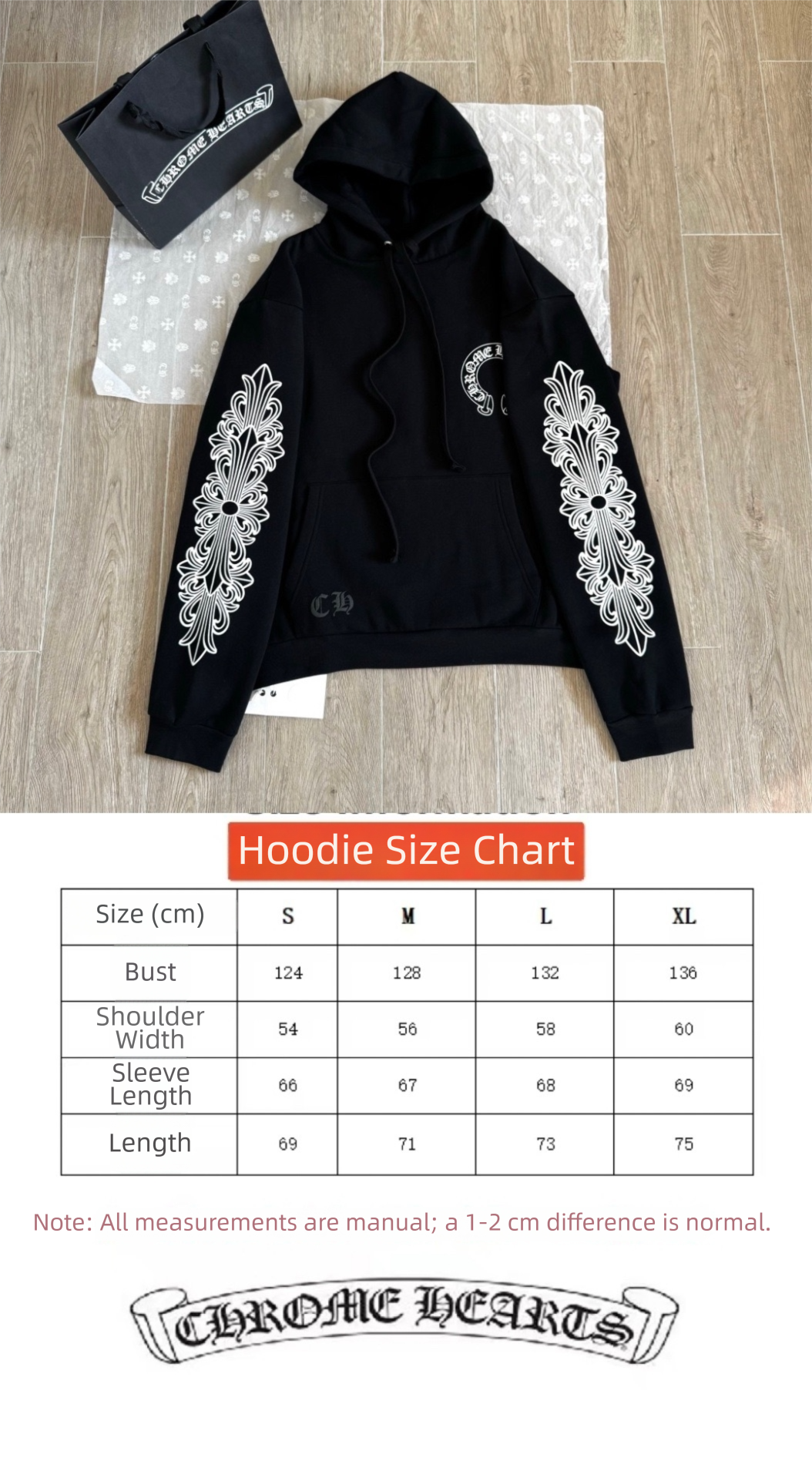 Chrome Hearts Cross Ring - Gothic 925 Sterling Silver Jewelry | David Studio