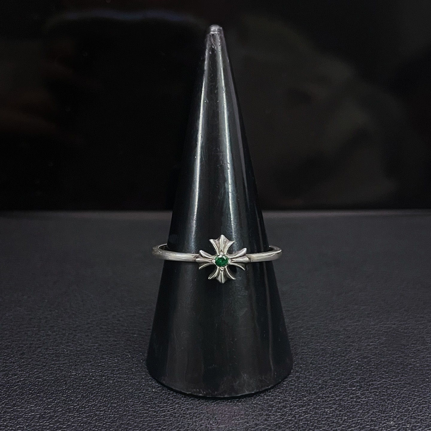 Chrome Hearts Cross Ring - Gothic 925 Sterling Silver Jewelry | David Studio