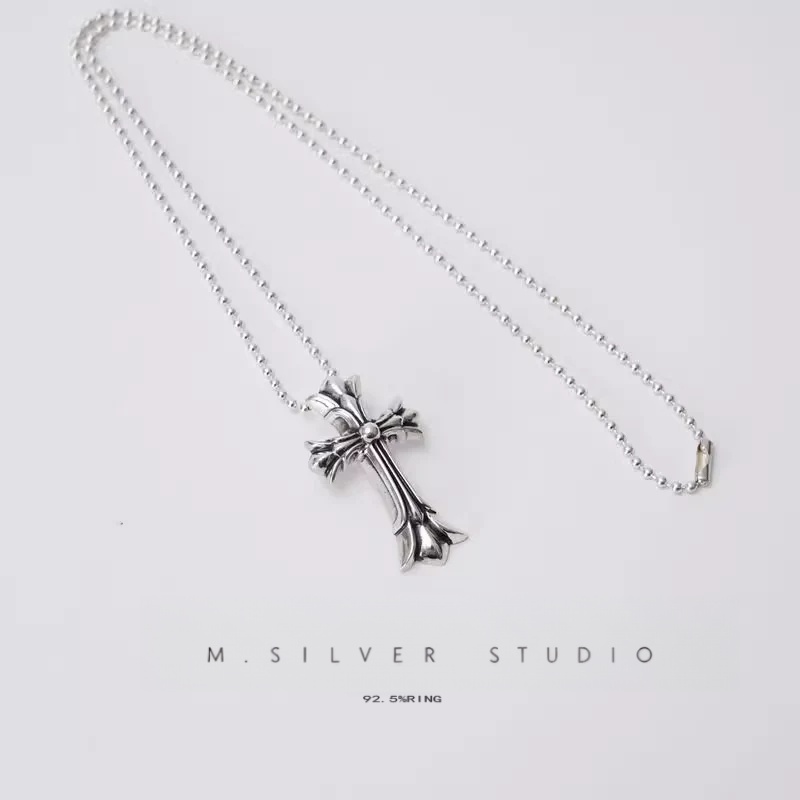 Chrome Hearts Cross Ring - Gothic 925 Sterling Silver Jewelry | David Studio