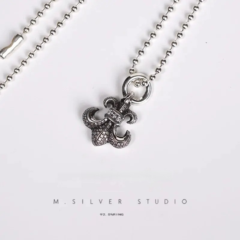 Chrome Hearts Cross Ring - Gothic 925 Sterling Silver Jewelry | David Studio