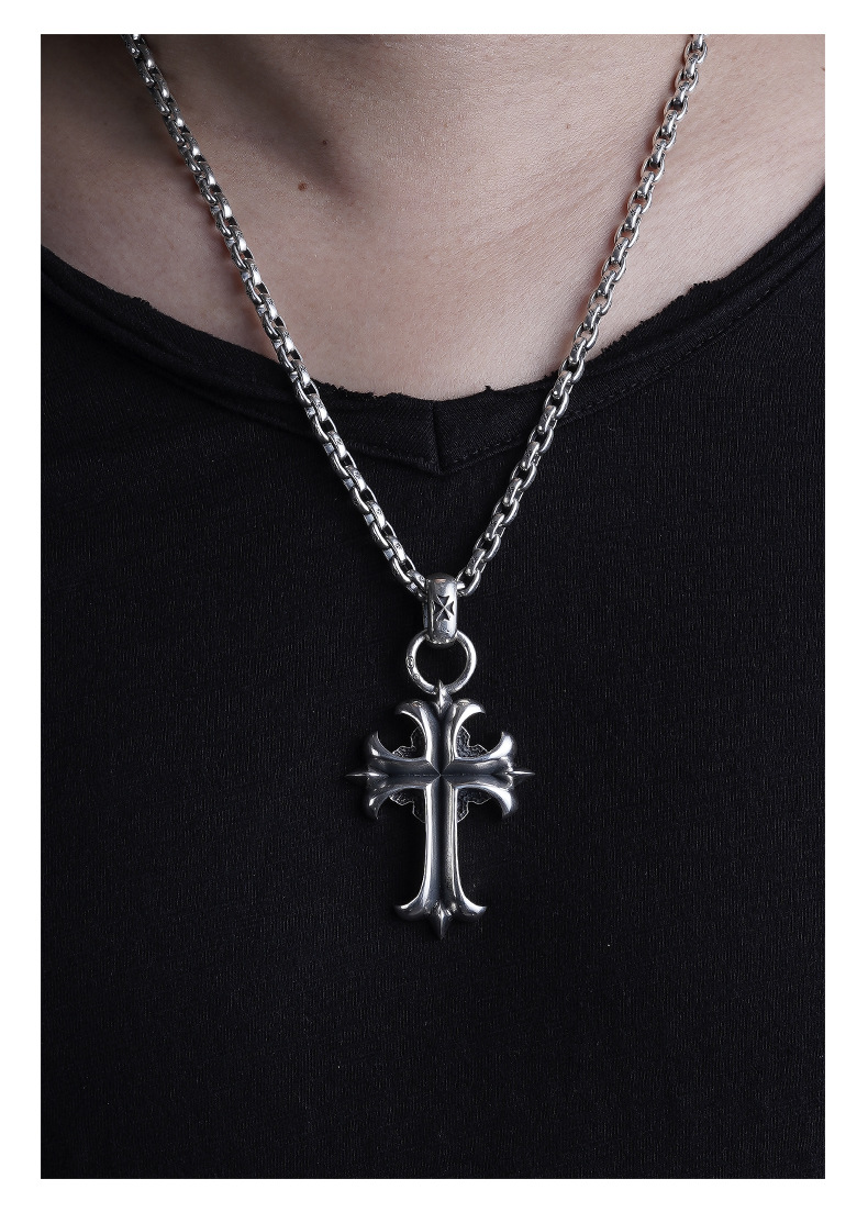 Chrome Hearts Cross Ring - Gothic 925 Sterling Silver Jewelry | David Studio