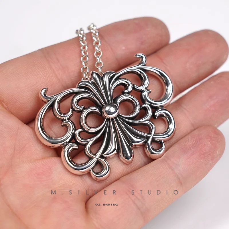 Chrome Hearts Cross Ring - Gothic 925 Sterling Silver Jewelry | David Studio