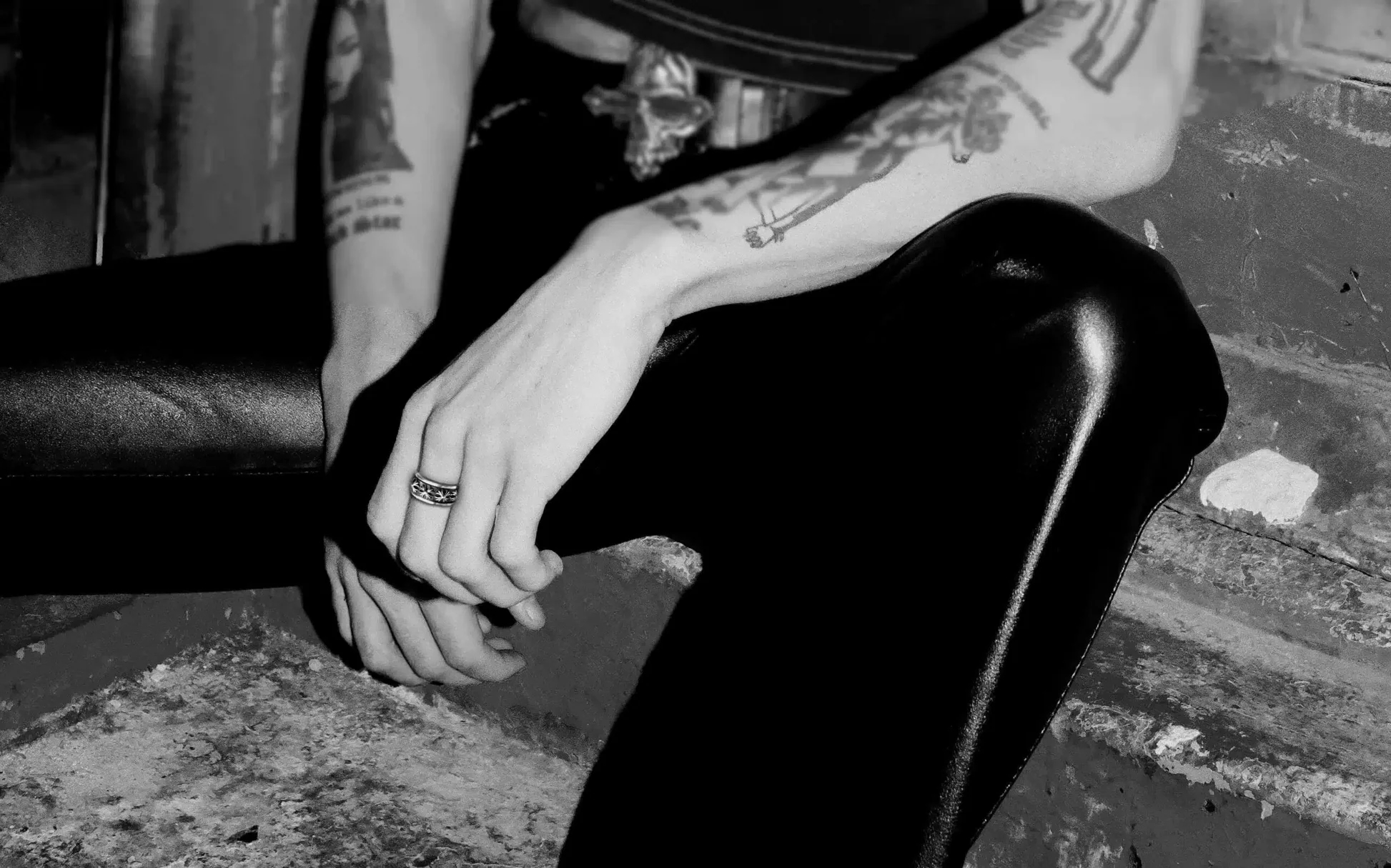 Chrome Hearts Cross Ring - Gothic 925 Sterling Silver Jewelry | David Studio