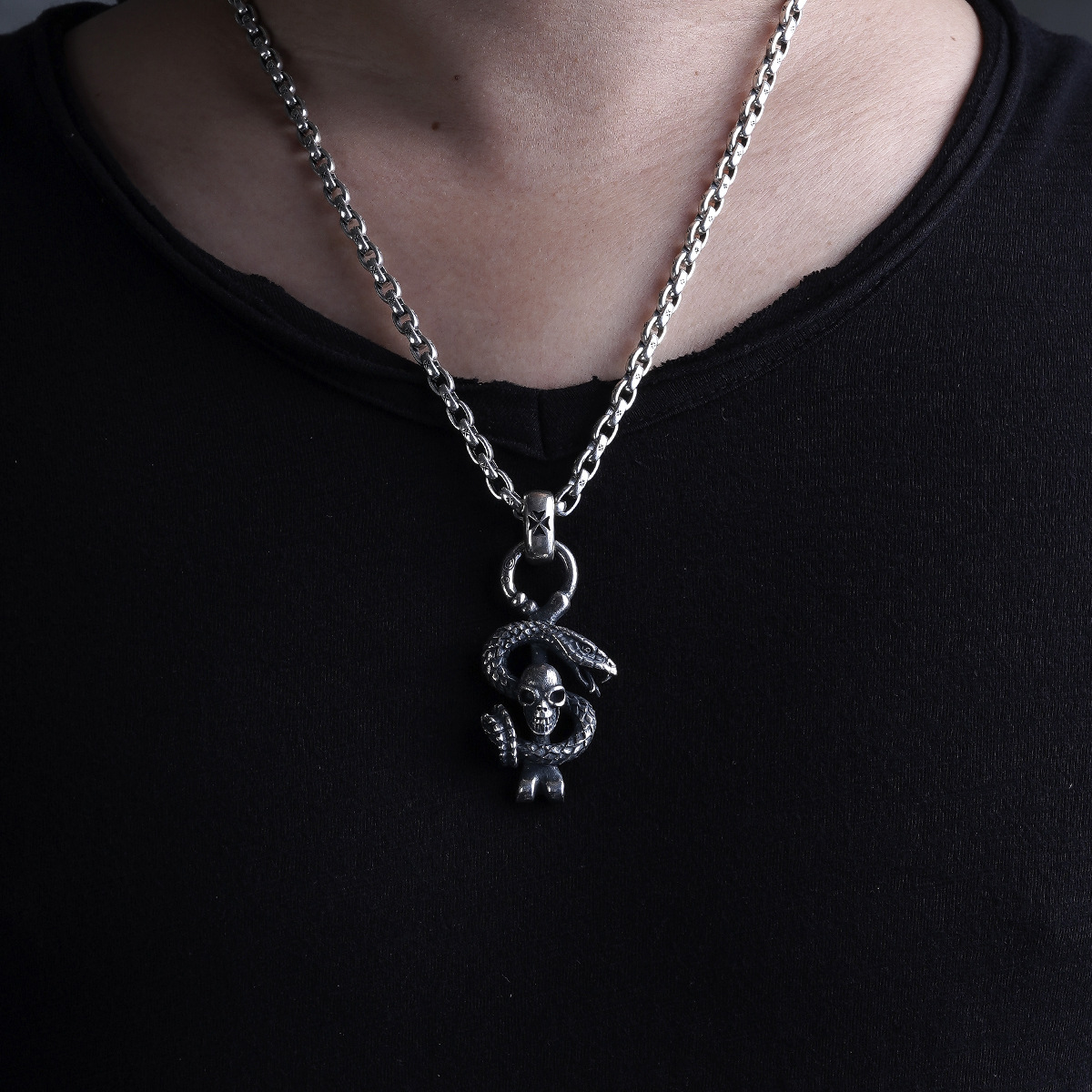 Chrome Hearts Cross Ring - Gothic 925 Sterling Silver Jewelry | David Studio